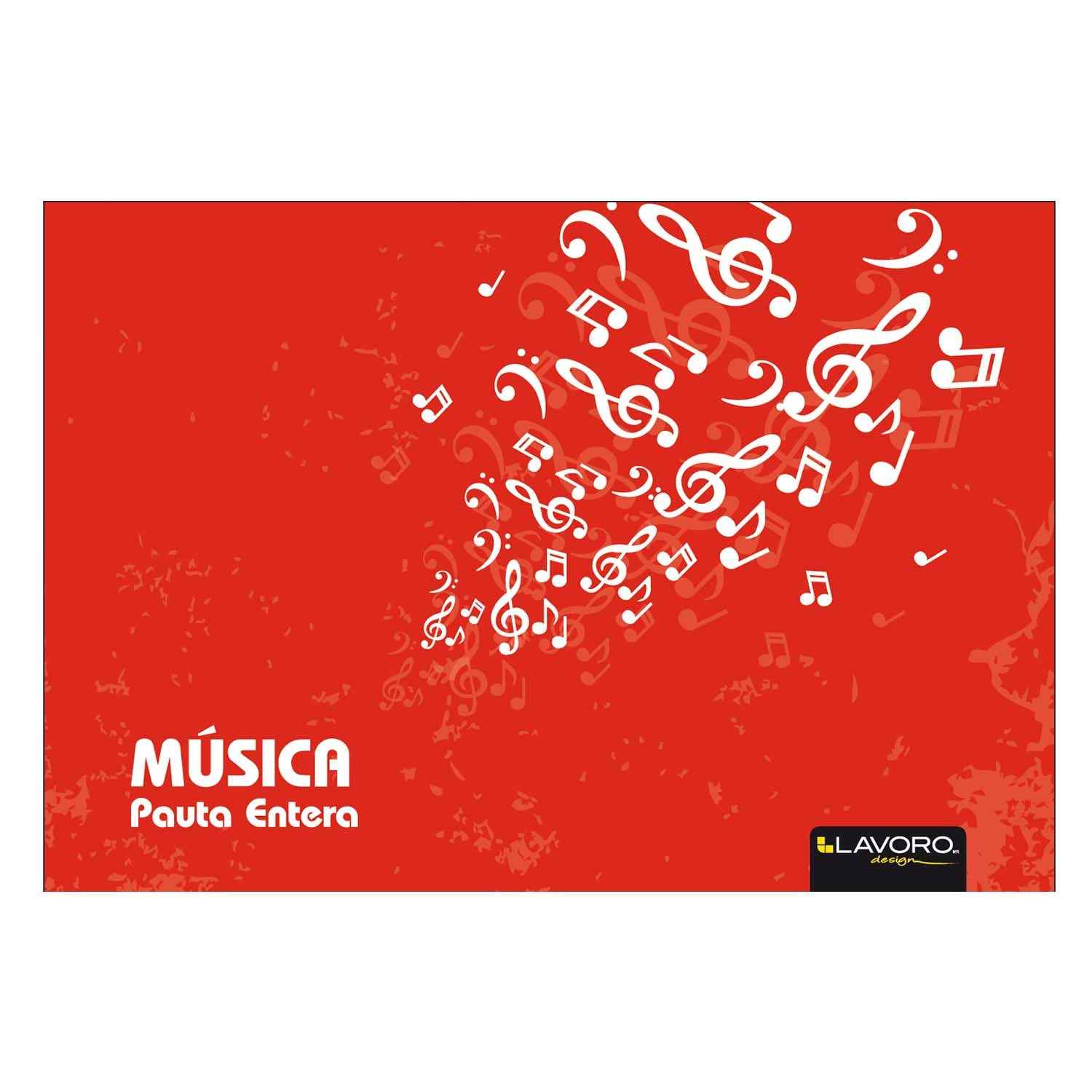 Cuaderno Música Pauta Entera 10 Hojas Des | Lavoro